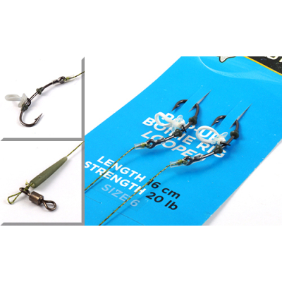 Оснастка волосяная Nautilus Pop-Up Boilie Rig 16см 20lb #6