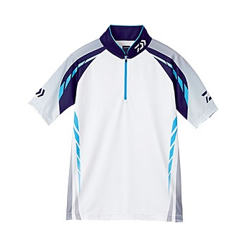 Рубашка Daiwa Wicksensor Zip-Up Shirts Blue DE-7604 XXL