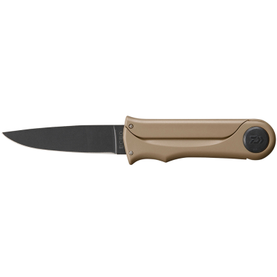 Нож складной Daiwa Fish Knife BC80 +F #Coyote