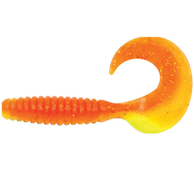 Силиконовая приманка Yaman Pro Spiral 4" цвет #25 - Sunshine (уп.5 шт)