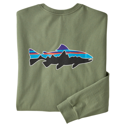 Футболка Patagonia M's L/S Fitz Roy Trout Responsibili-Tee KPF, L
