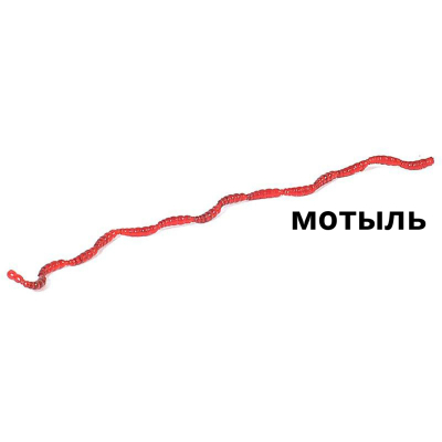 Силиконовая приманка Kosadaka Мотыль плав. запах мотыля (банка 9г), цв. темно-красный SBWF-9-DR-BW