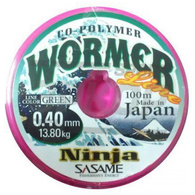 Леска Sasame Nylon Ninja 100m # 0.12мм