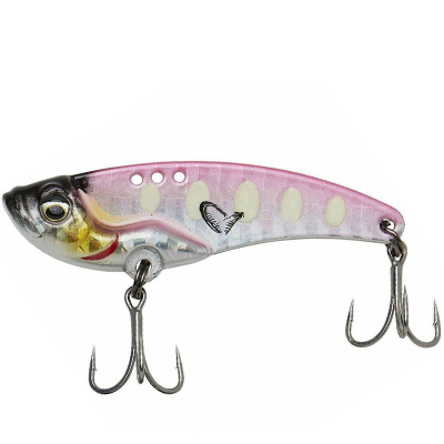 Блесна-цикада Savage Gear Vib Blade SW 45 Fast Sinking 4.5см, 8.5гр. цв. Pink Glow Dot