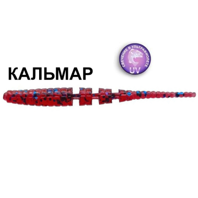 Силиконовая приманка Crazy Fish Polaris 3" 24-68-73-6 кальмар цв. blue ruby (синий рубин)