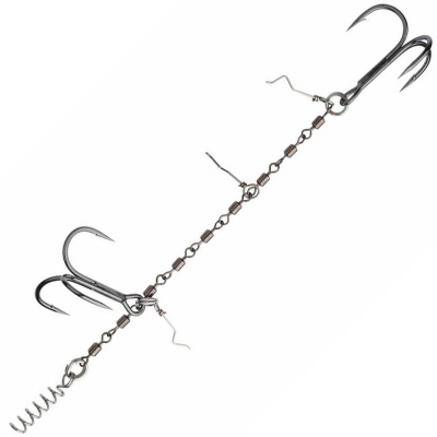 Оснастка стингер Abu Garcia Beast Chain Stinger Large 3/0 - 2pc.