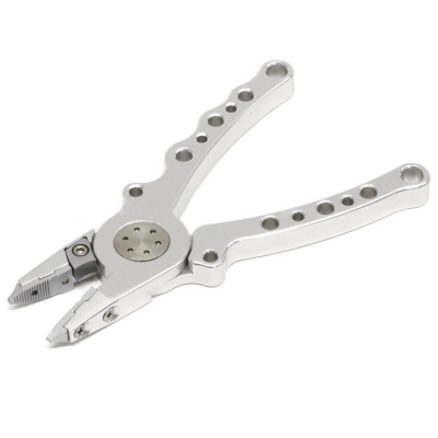 Пассатижи Centro Aluminum Fishing Plier 6.5" Split Ring Jaw, Silver