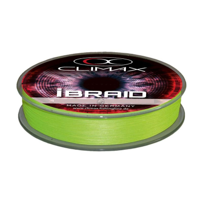 Плетёный шнур Climax iBraid 8 Chartreuse 275m 0,12mm 9,2kg