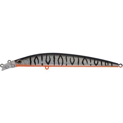 Воблер Strike Pro Top Water Minnow 110, 110 мм, 10,5 гр. цвет: A243ES Grey Shadow Mat Tiger (9930853)