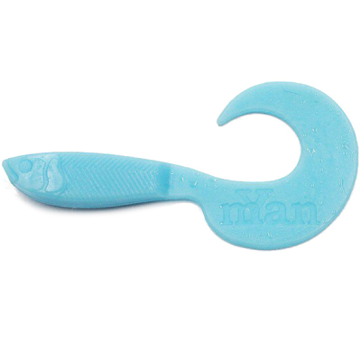 Силиконовая приманка Yaman Mermaid Tail 3" цвет #12 - Menthol (уп. 10 шт.)