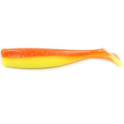 Силиконовая приманка Yaman Spry Minnow 5,5" цвет #25 - Sunshine (уп. 4 шт.)