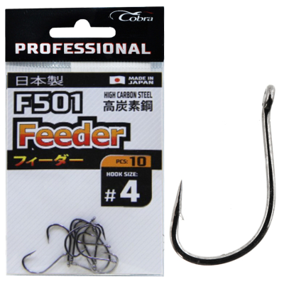 Крючки Cobra Pro FEEDER сер.F501 разм.010 10шт.