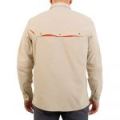 Рубашка с УФ-защитой UPF50 бежевая Graff 807-KO-CL-10 р. 3XL