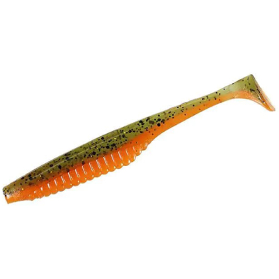 Силиконовая приманка DUO Realis Versa Shad Elastomer 3" цвет #F083 Watermelon Orange Gold