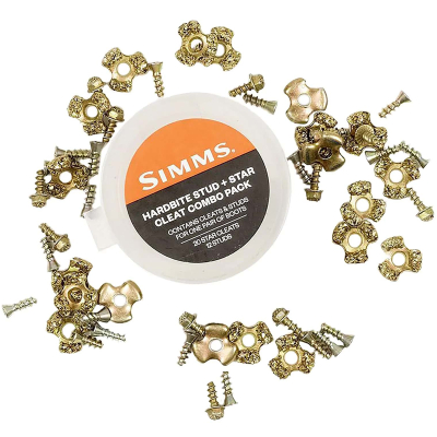 Шипы Simms HardBite Stud + Star Cleat Combo Pack, 32 шт./уп.