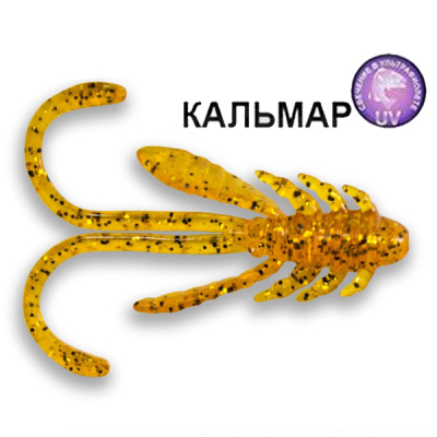 Силиконовая приманка Crazy Fish Allure 1,6" 23-40- 9-6 кальмар цв. caramel (карамель)