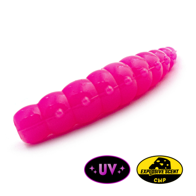 Личинка Rampage Trout Hunting Battle Pupa 1.7" цв.#078 - Hot Pink UV