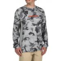 Термофутболка Simms SolarVent, Woodland Camo Steel, L