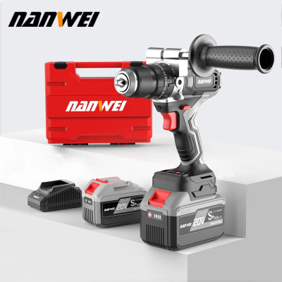 Шуруповерт Nanwei с функцией "автостоп" и с двумя акб по 6.0Ah