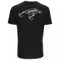 Футболка Simms Square Bill T-Shirt, Black, XL