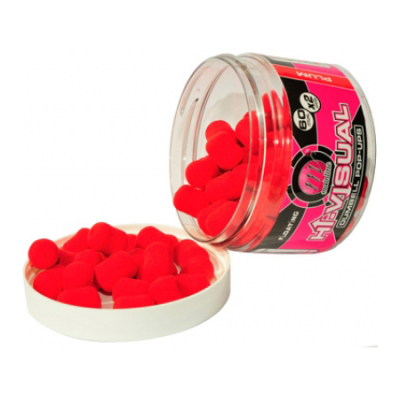 Бойлы Mainline High Visual Dumbell Pop-Ups 15мм Bright Red Banofee M13023 (ярко-красная)