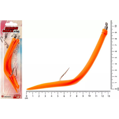 Оснастка HIGASHI Gummi Makk rig SB3 #05 Orange (#10-0)