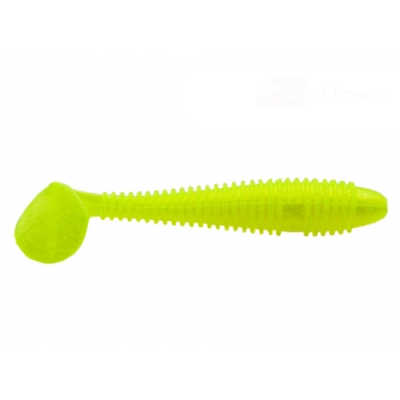 Виброхвост Mottomo Booster 9,5см Chartreuse Silk Glow 5шт.