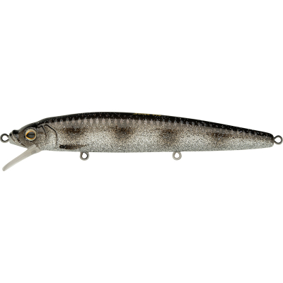 Воблер Strike Pro Alpha Minnow 115, 115 мм, 12,5 гр. цв. A249-3D Silver Spott