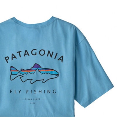 Футболка Patagonia M's Framed Fitz Roy Trout Organic T-Shirt LAGB, M