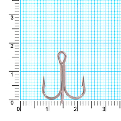 Крючок тройник Kaida CRANE Treble HookTeflonTreated H331 #8 26шт