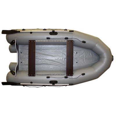 Надувная лодка ПВХ Фрегат M-350 FM Light серая