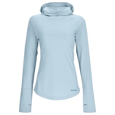 Термофутболка Simms Women's SolarFlex Cooling Hoody, Steel Blue, L