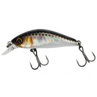 Воблер Jackall Chubby Minnow цв. Hl silver & black