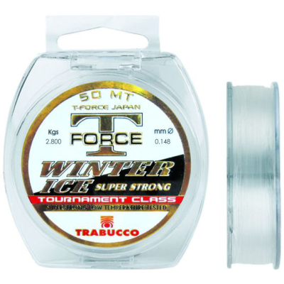 Леска Trabucco T-Force Winter Ice Super Strong, Clear 50m - 0.165mm 3.75kg