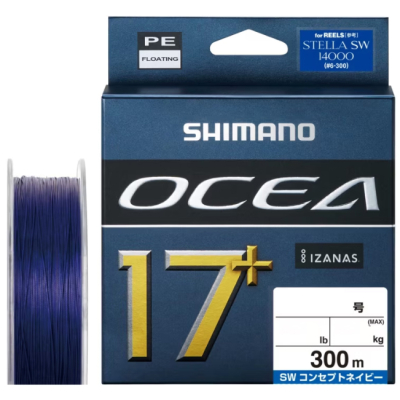 Шнур PE Shimano LD-A71Y Ocea 17+ SW Navy 300m #8 139LB