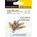 Вертлюги Colmic Dimond Eye Rolling Swivels № 16 /22кг /12шт (GM100316)