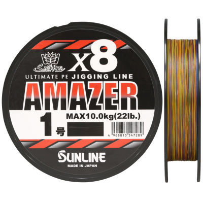 Шнур Sunline Amazer X8 300m #1,2/26LB