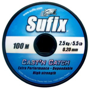 Леска Sufix Cast'n Catch x10 Clear 100м 0.45мм