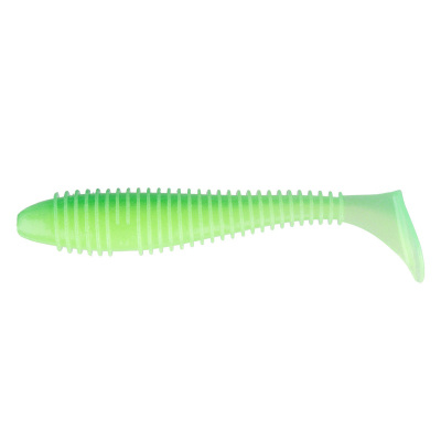 Силиконовая приманка Keitech Swing Impact Fat 7.8" цв. #EA11 Lime Chartreuse Glow