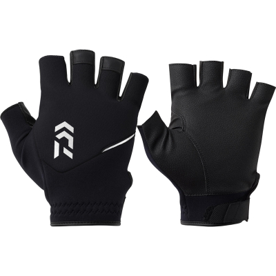 Перчатки Daiwa DG-6325W Cold Protection Light Grip Gloves 5 Cuts [Black] M