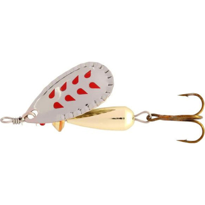 Блесна вращающаяся Abu Garcia Droppen 8 гр. цв. Silver/Red Marks