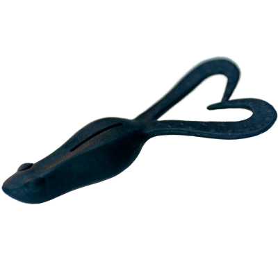 Силиконовая приманка Daiwa Kikker Curly цвет BLACK