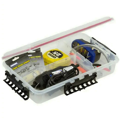 Коробка водонепроницаемая Plano 374110 Wproof 1-4 Adj Clear W Blk Latch (35.6cm x 22.6cm x 7.6cm)