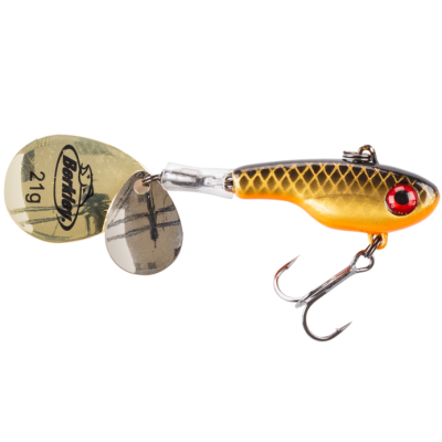 Тейл-спиннер Berkley Pulse Spintail 7cm 14g цв. Dark & Dirty Roach