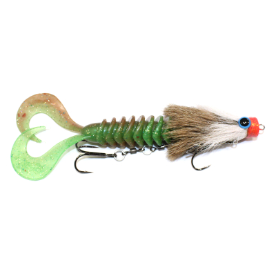 Приманка RSK Fishing MAUS M (диаметр головы 15,5 mm) 18см 45гр тело цвет 025 бело-коричневая голова