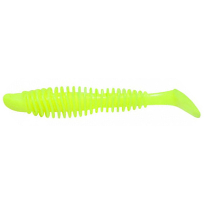 Силиконовая приманка Yaman Pro Arris Shad 2,5" цвет #02 - Chartreuse (уп. 7 шт.)