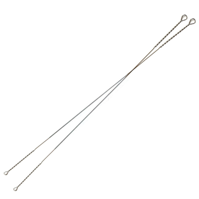 Поводок струна APS 0,33 мм., 25 см., 12кг. (7 шт/упак.)