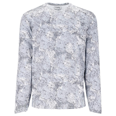 Термофутболка Simms SolarFlex Crew, Back Eddy White, XL