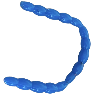 Силиконовая приманка Pike Hunter JimWorm 3.5" 8.5 см. #008 Blue (UV) (12 шт)