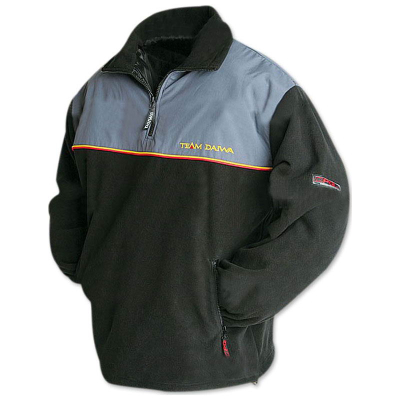 Ветровка флис короткая молния DAIWA Team Daiwa Smock Fleece размер XXXL (58-60) / TDSF-XXXL